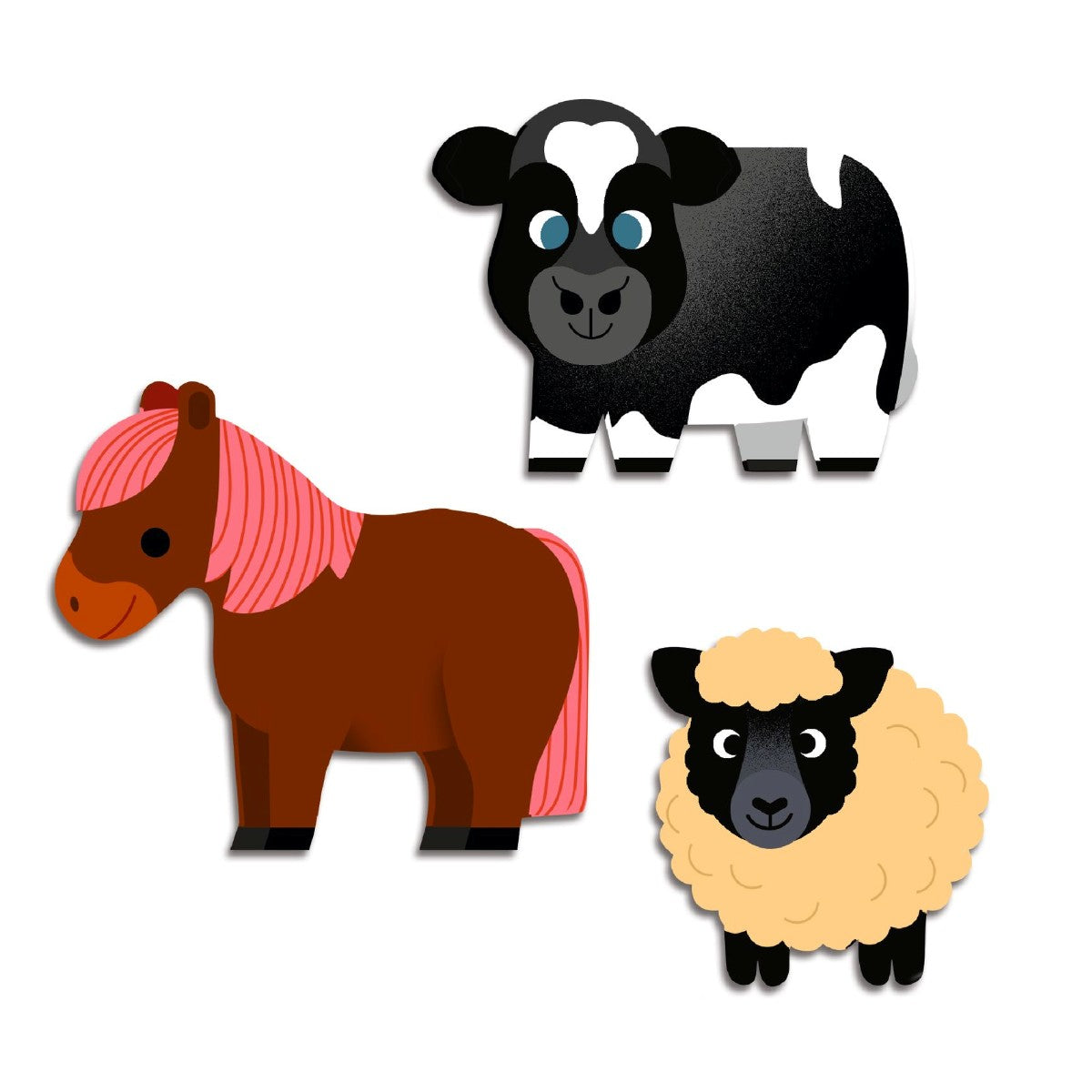 Djeco Klistermærker, Bondegårdsdyr