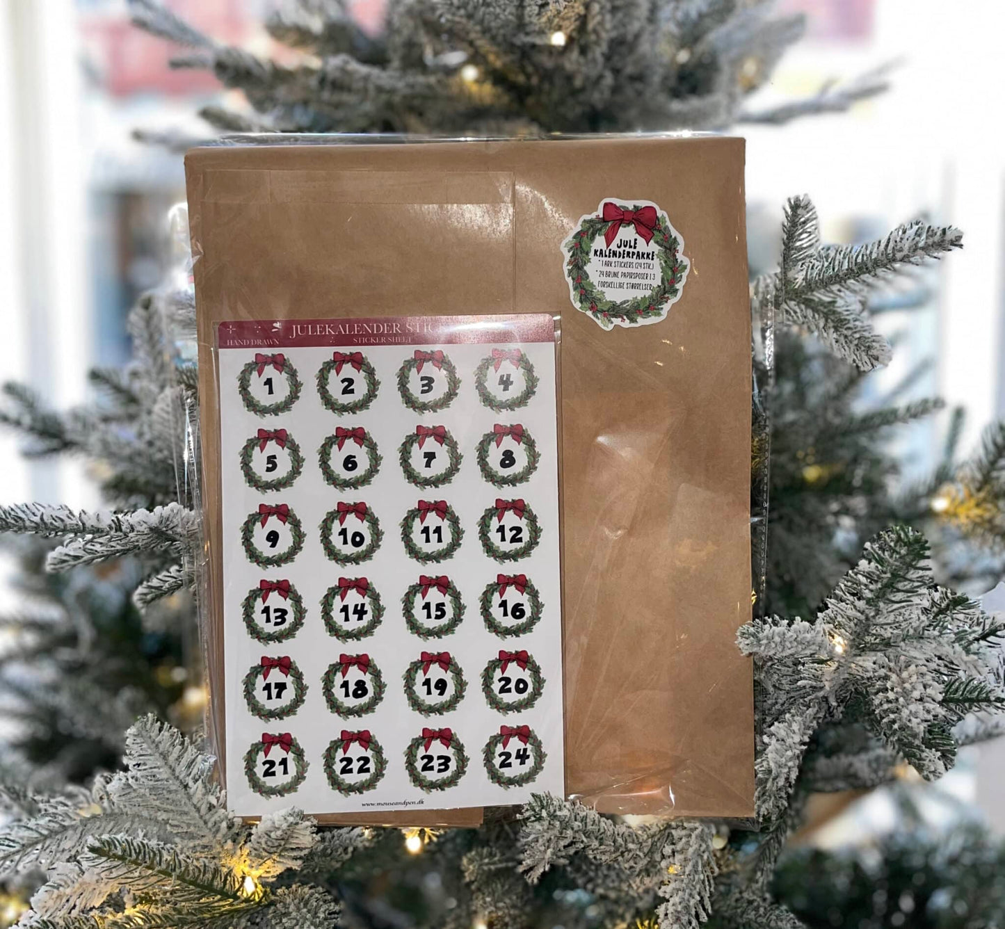 Mouse & Pen Pakkekalender indpakning 24 stk