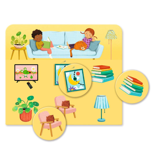 Djeco Lærespil, Billedlotteri Huset