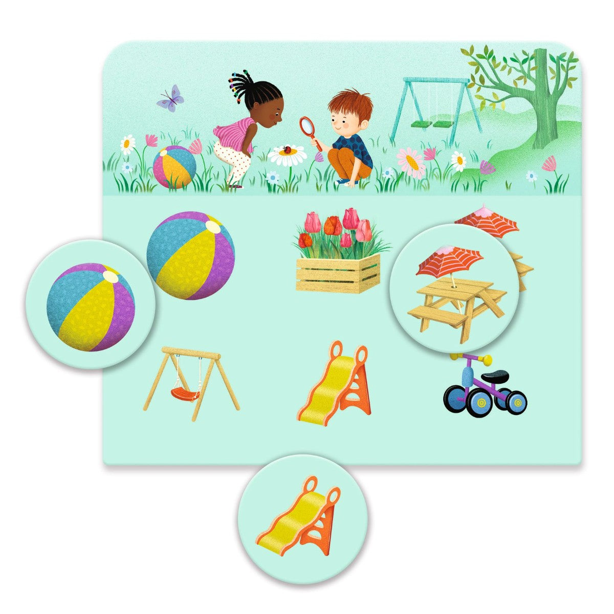 Djeco Lærespil, Billedlotteri Huset