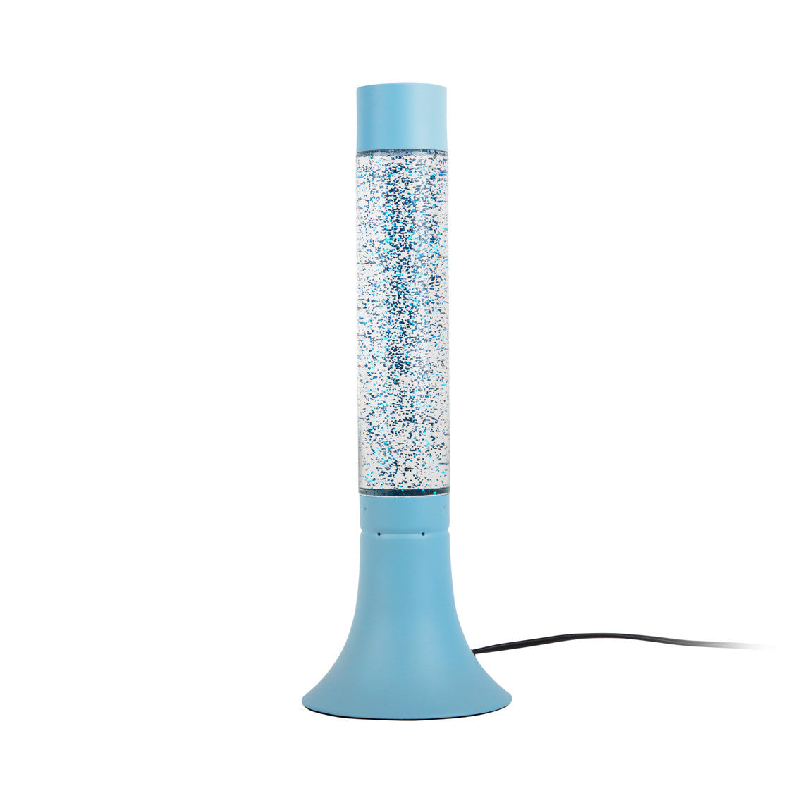 Leitmotiv Glitterlampe - Soft blue