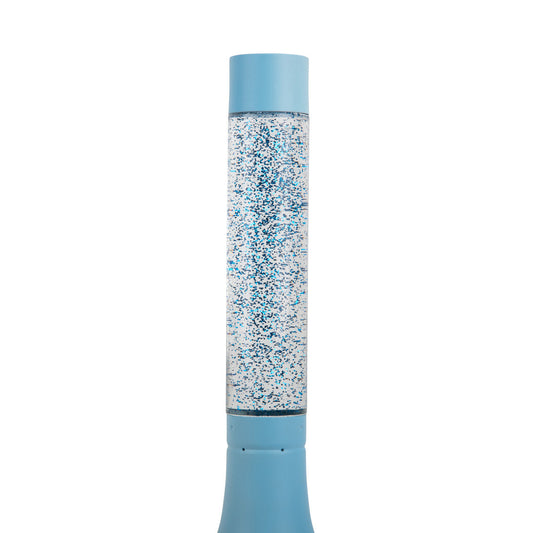 Leitmotiv Glitterlampe - Soft blue