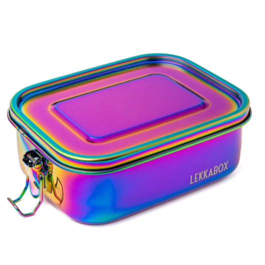 Lekkabox Steel rainbow madkasse 1000ml 3ER