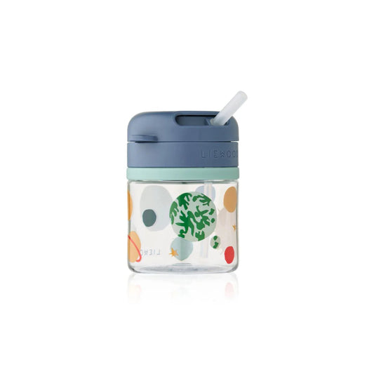 Sugerørskop med universet.