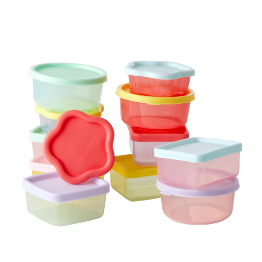 Rice Madopbevaring - Multifarvet - 12-pak
