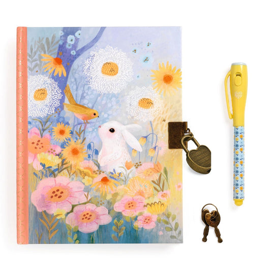 Djeco Kendra dagbog med lås og magisk pen