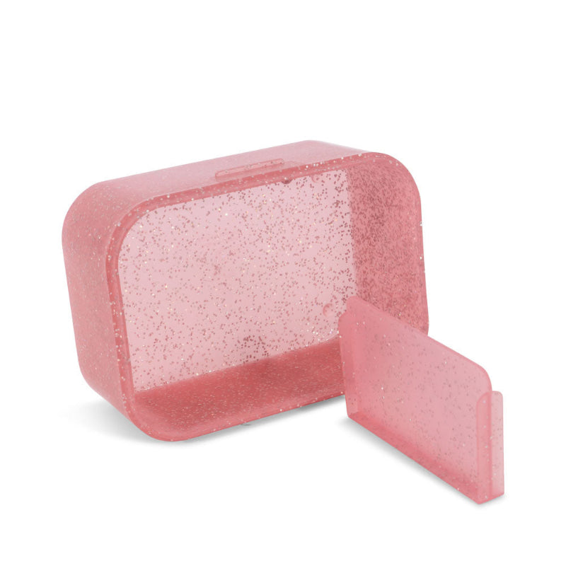 Glitter madkasse med enhjørning.