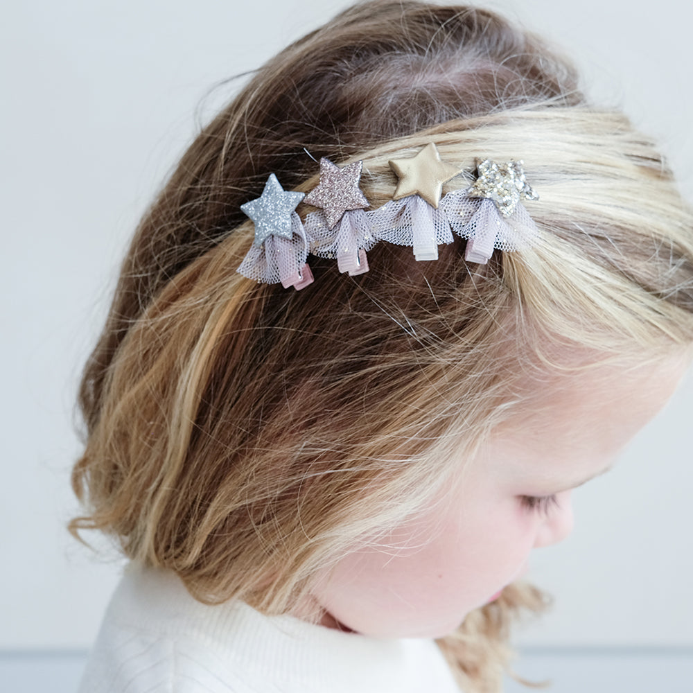 Mimi & Lula 8 hårclips - Mini Ballerina Star Fairytale
