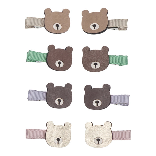 Mimi & Lula 8 hårclips - Mini Billy Bear
