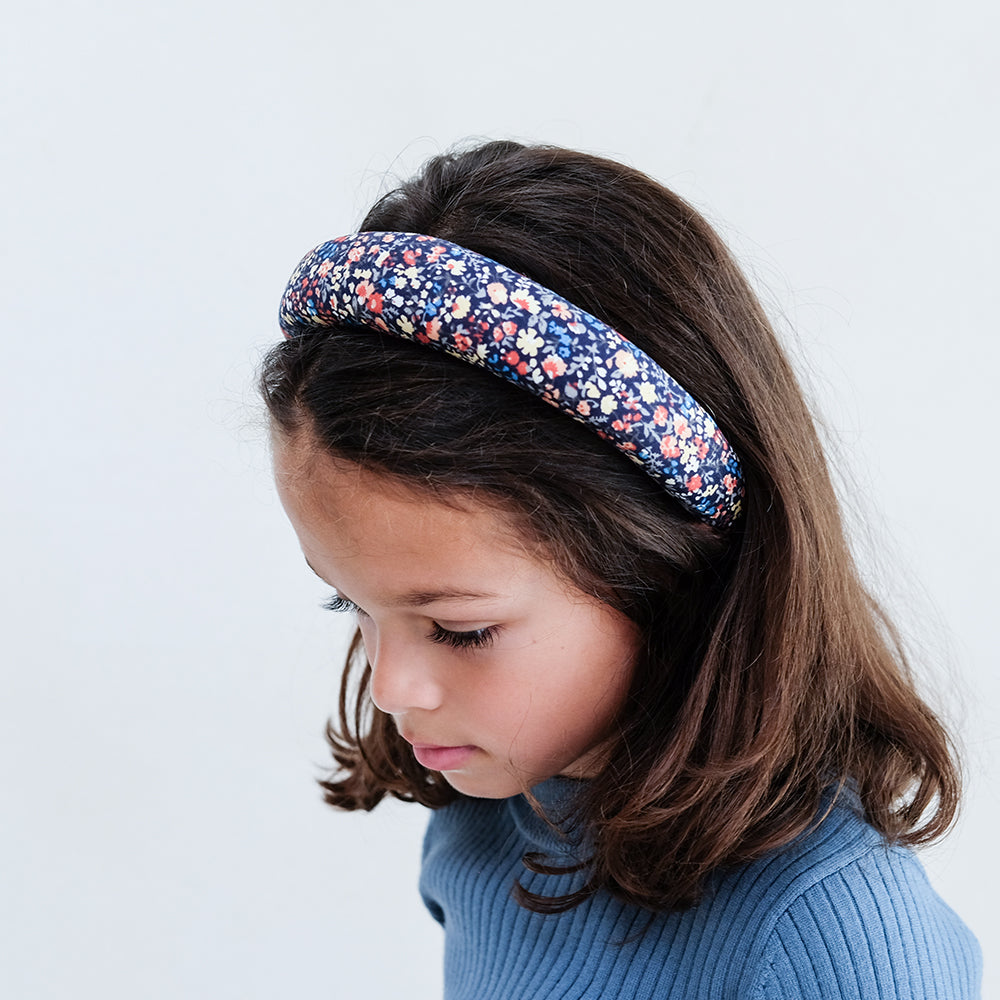 Mimi & Lula Hårbøjle - Fleur Padded Winter Ivy