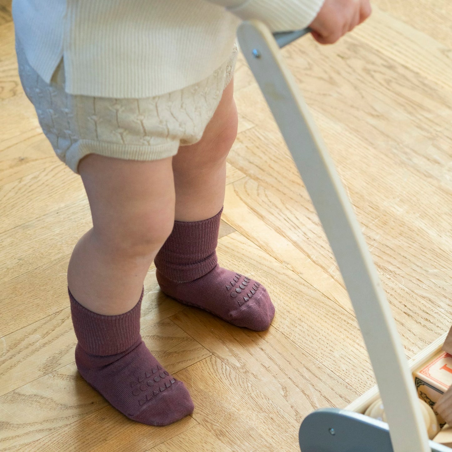 GoBabyGo bamboo non-slip sokker 3-4y Plim
