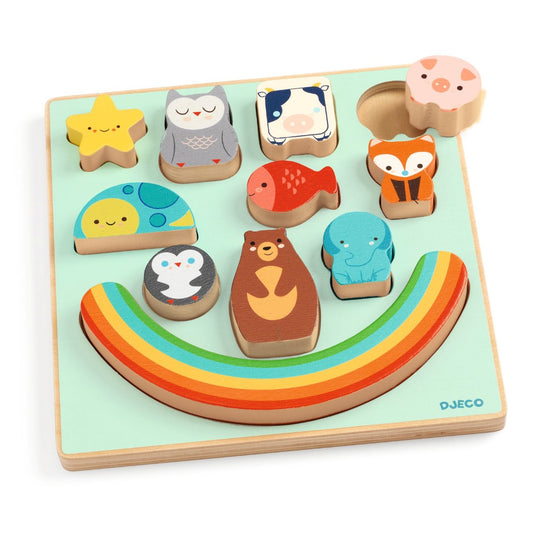 Djeco Puzz & Boom Rainbow, balanceleg
