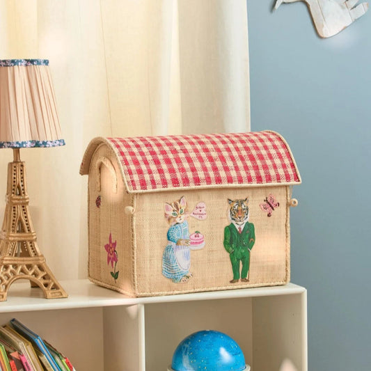 Lille opbevaringskurv.