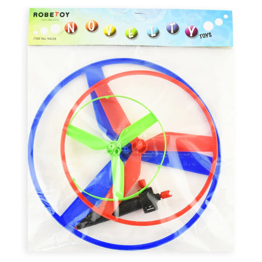 Runde flyvende spinnere i flere farver.