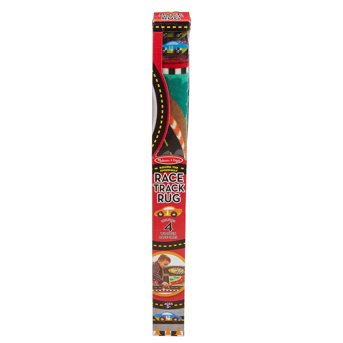 Melissa & Doug racer tæppe
