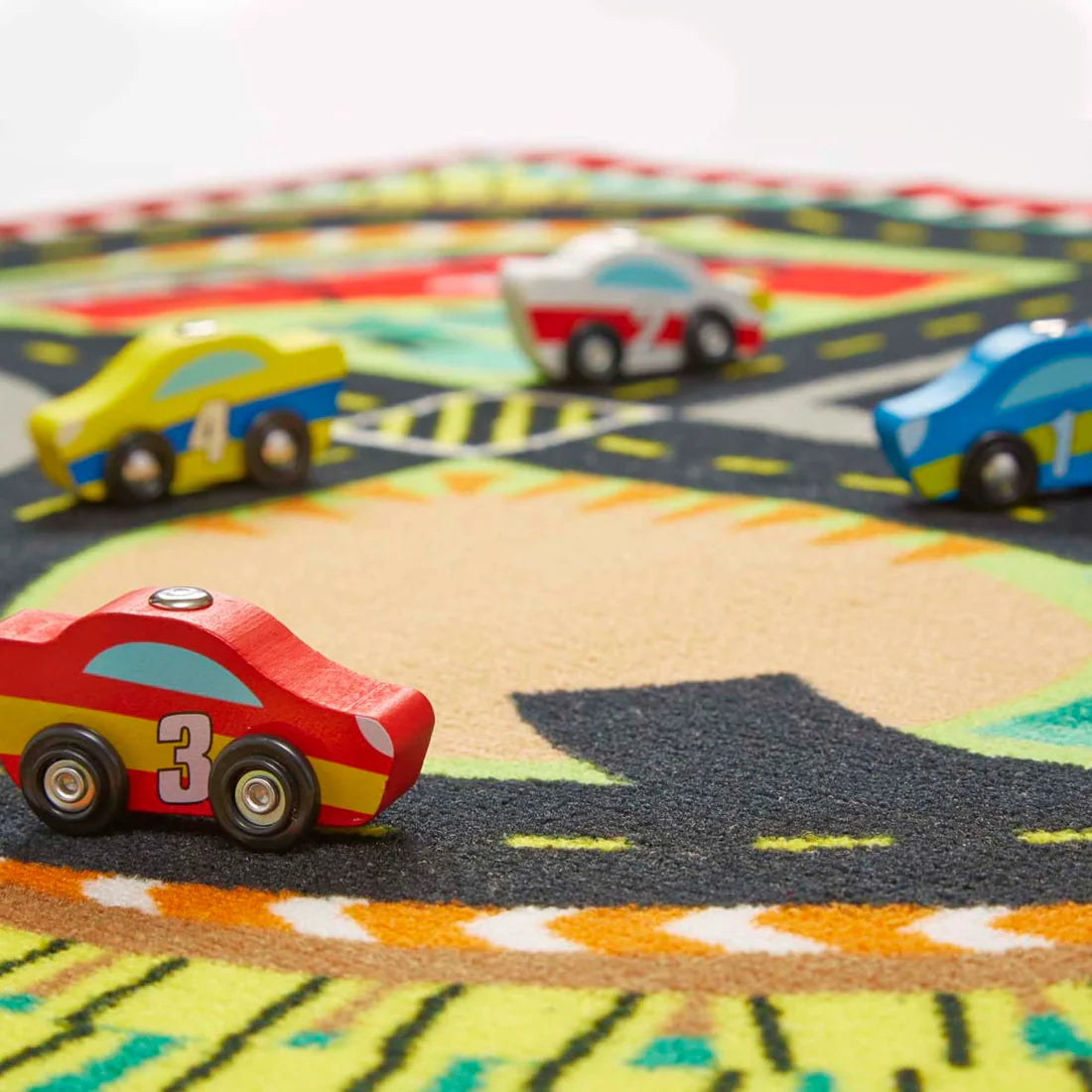 Melissa & Doug racer tæppe