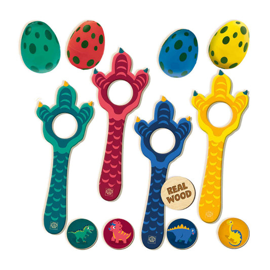 Dino æggeløb til udendørsleg fra 3 år.