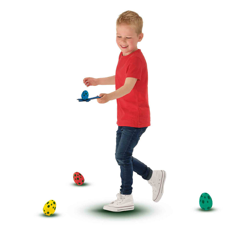 Dino æggeløb til udendørsleg fra 3 år.