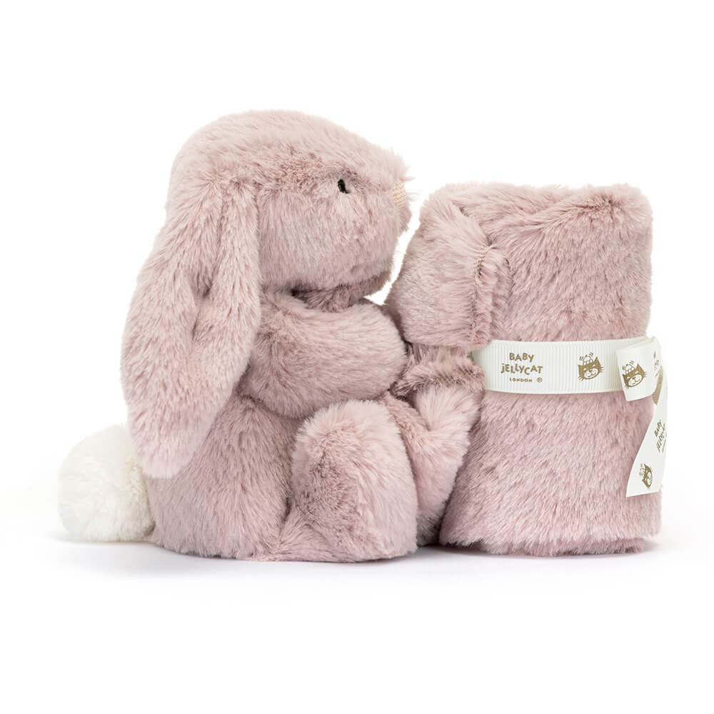 Baby Jellycat Bashful kanin Luxe, Rosa nusseklud