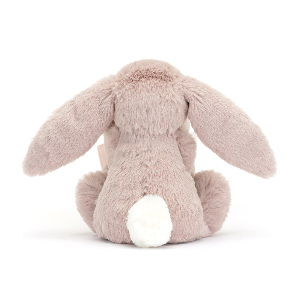 Baby Jellycat Bashful kanin Luxe, Rosa nusseklud