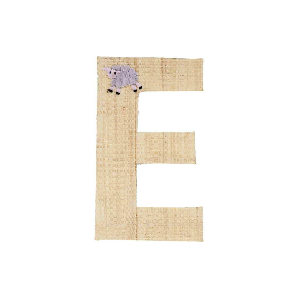 Rice Raffia Klistermærker - E - Får