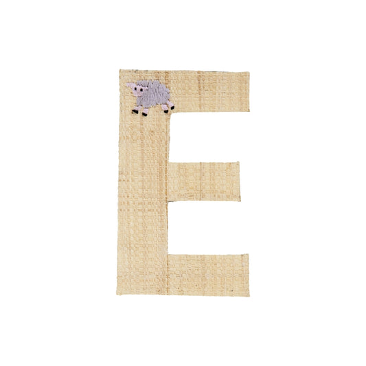 Rice Raffia Klistermærker - E - Får