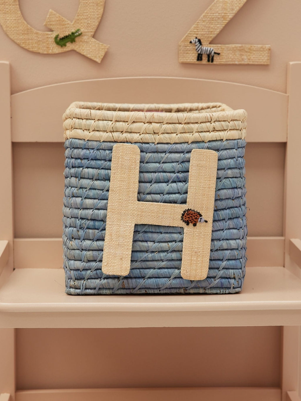 Rice Raffia Klistermærker - H - Pindsvin