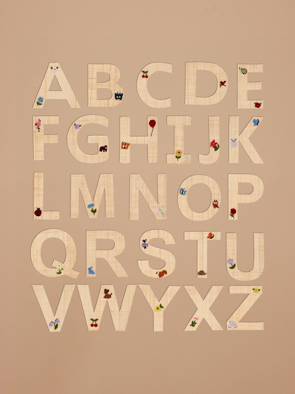 Rice Raffia Klistermærker - G - Giraf