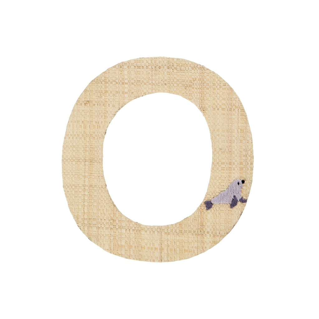Rice Raffia Klistermærker - O - Sæl
