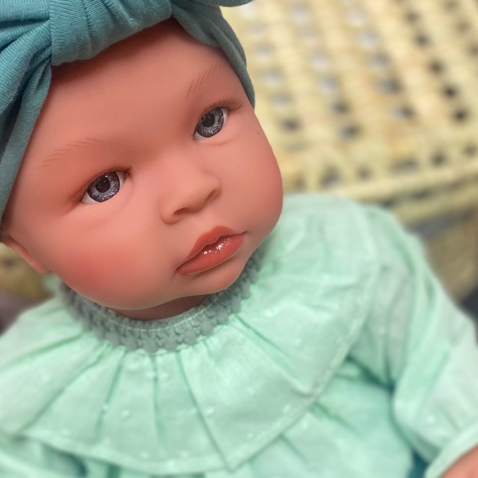 Asi dukketøj skjorte med krave - mint