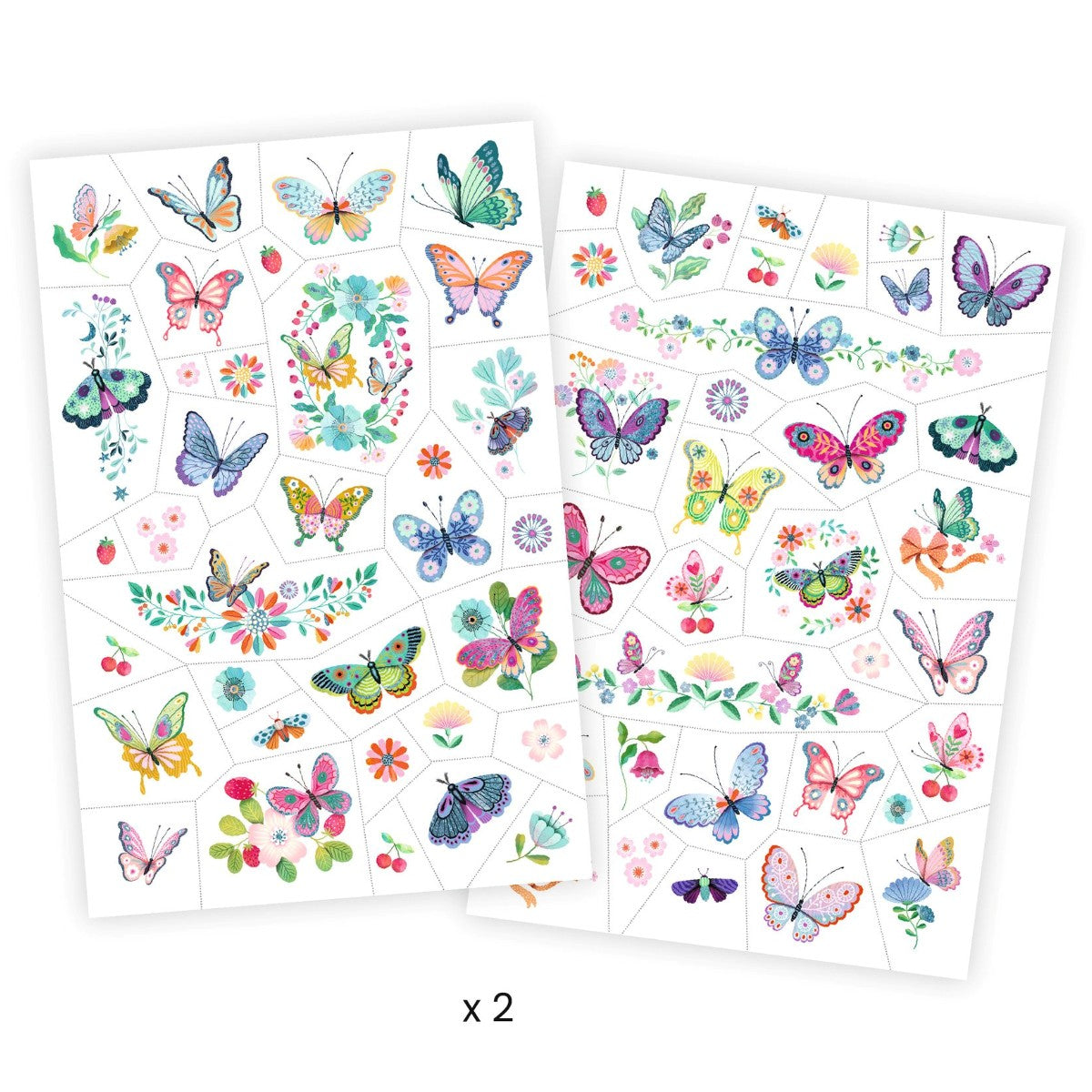 Djeco Tatoveringer, Sommerfugle