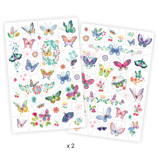 Djeco Tatoveringer, Sommerfugle