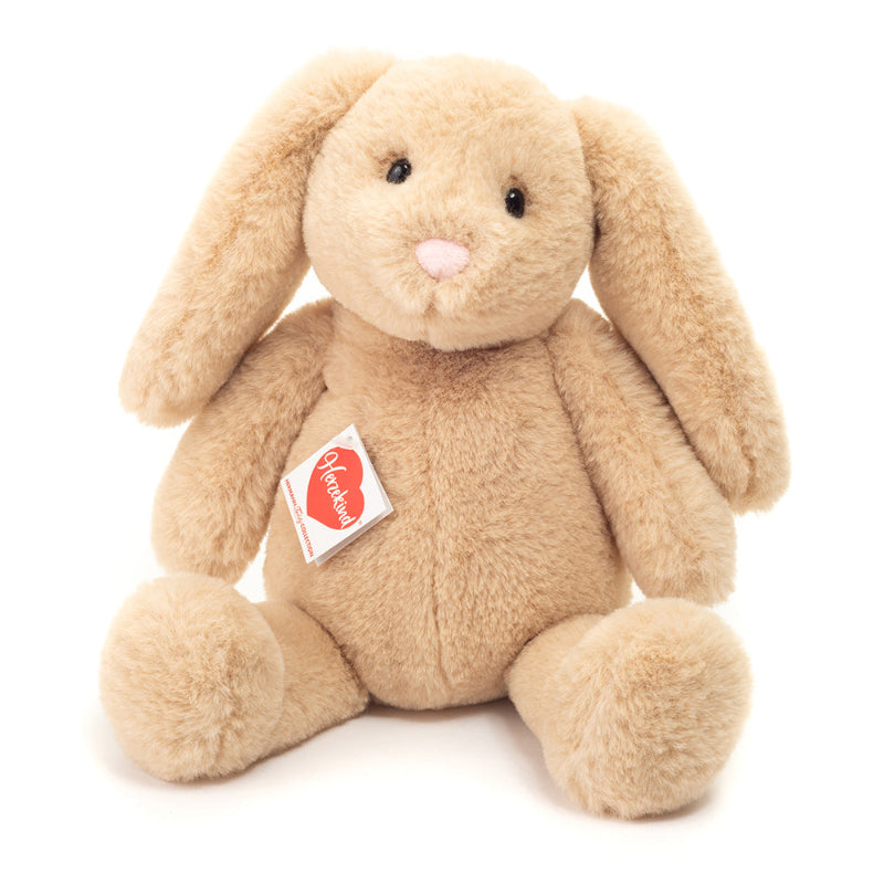 Brun kaninbamse med lange ører.