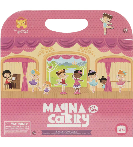 Magnetisk carry on med ballet magneter.