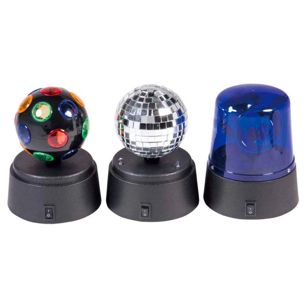 Veli Line 3 stk mini disco lamper