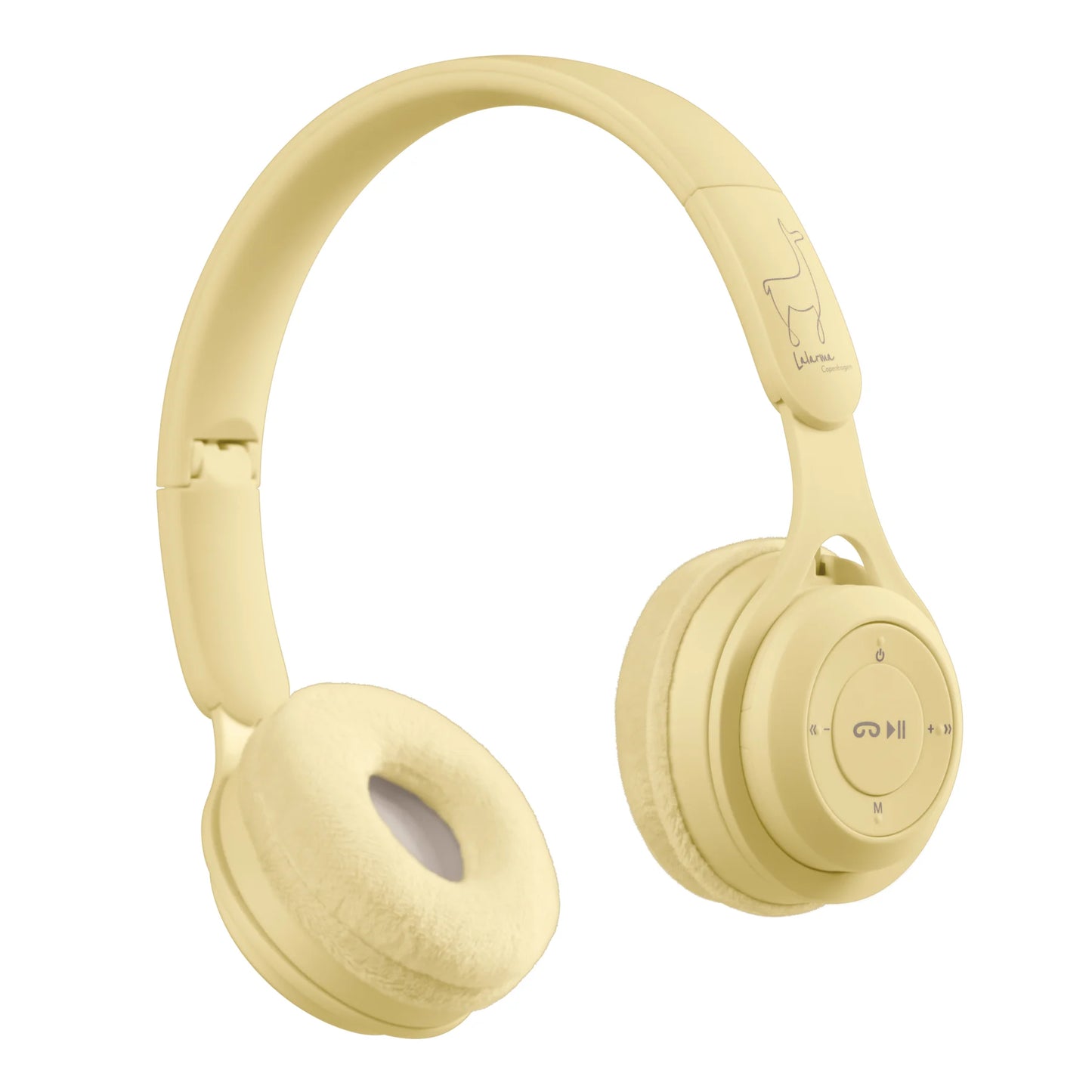 Lalarma bluetooth høretelefoner, gul