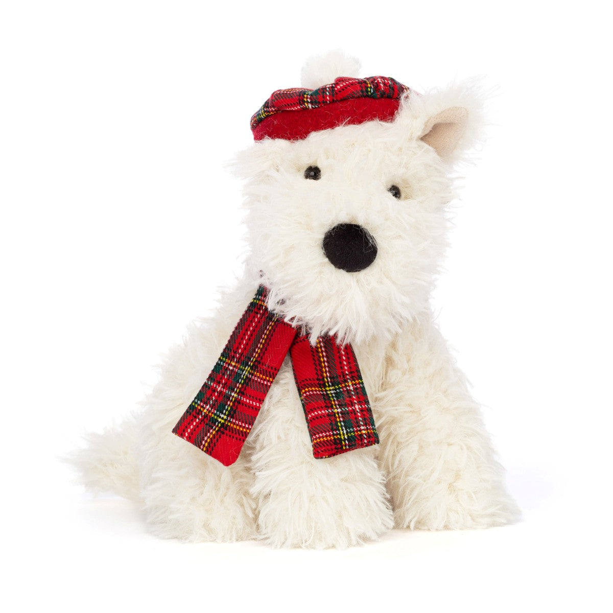 Jellycat Winter Warmer Munro Scottie hund, 21 cm