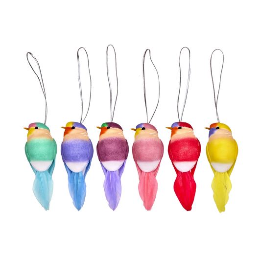 Rice Fugl med hank - Lilla