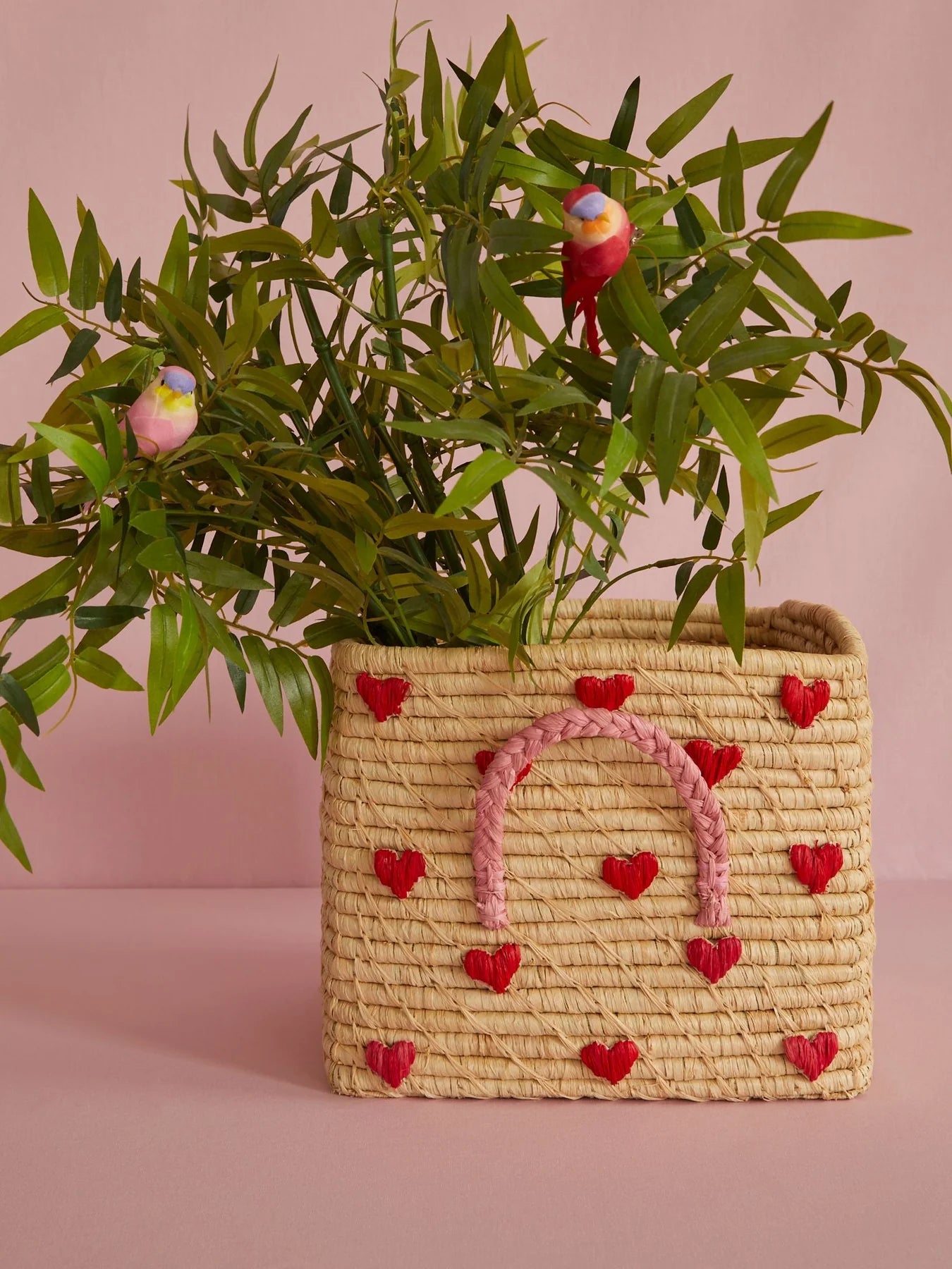Rice Fugl Ornament med klips - Lys Blå