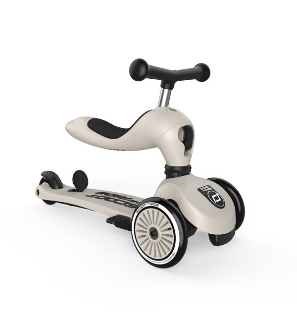 Scoot&Ride Løbehjul High Way Kick 1 - Push & Go - Ash