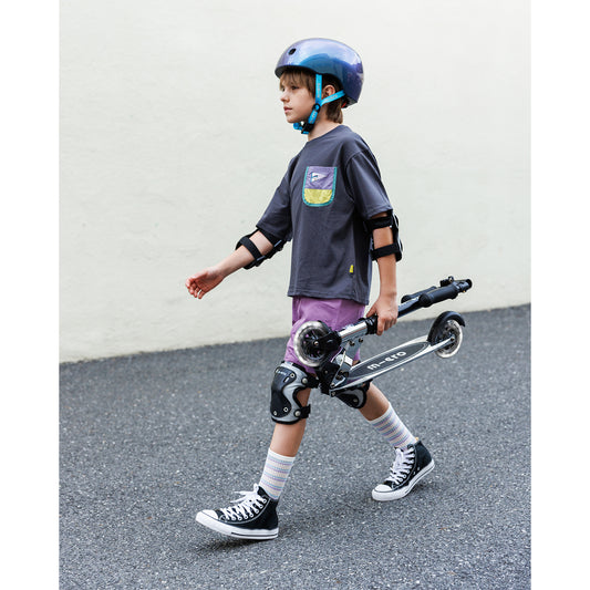 Micro - Knæ- og Albuebeskyttere - Reflective Black M