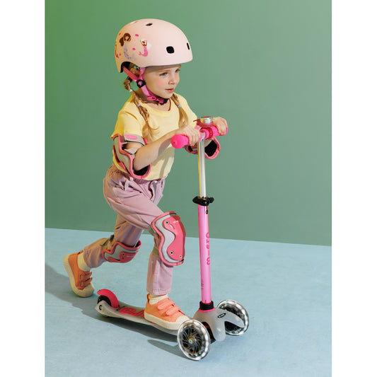 Micro - Knæ- og Albuebeskyttere - Reflective Pink S