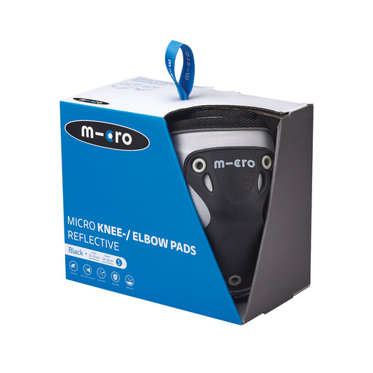 Micro - Knæ- og Albuebeskyttere - Reflective Black S