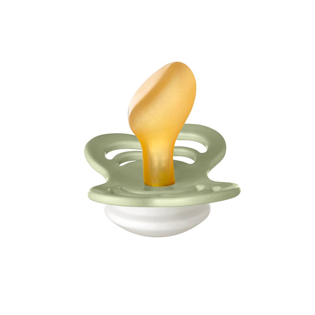 BIBS 2pk couture glow latex str.2, sage/cloud