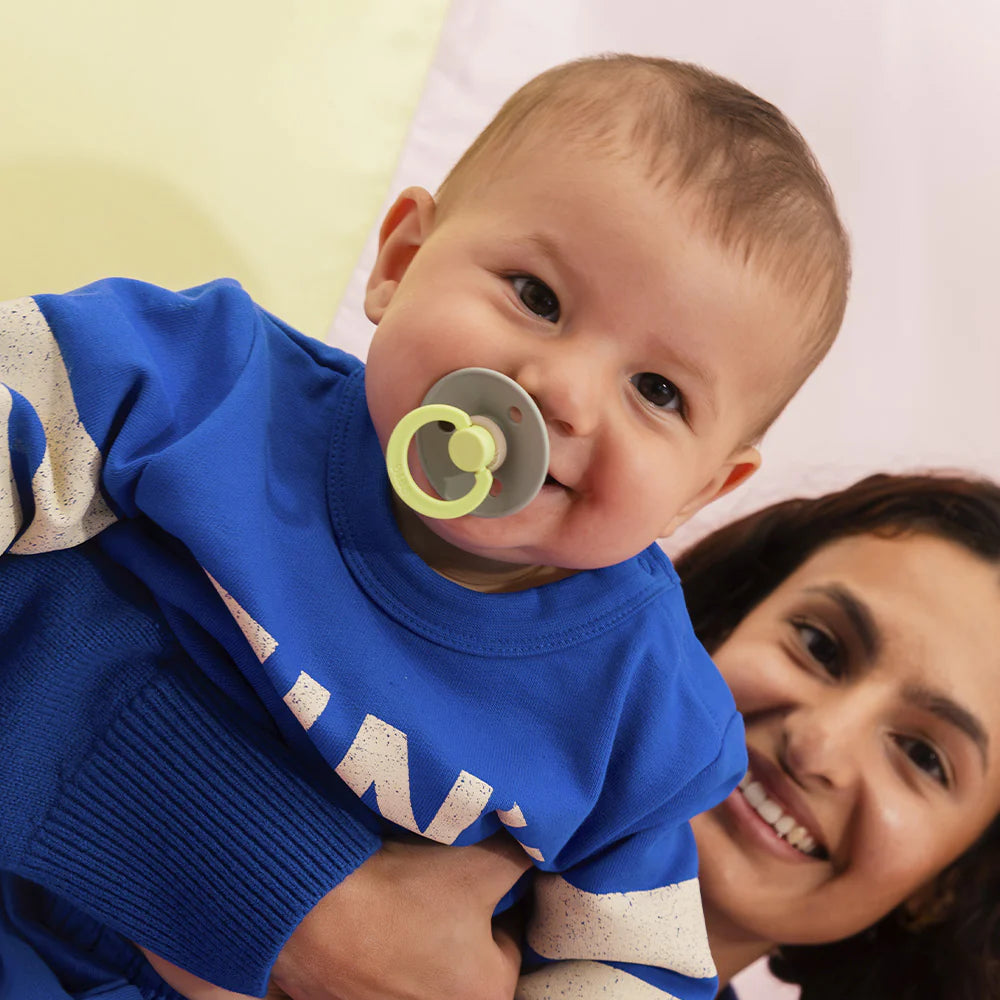 BIBS 2pk sutter studio colour str. 2, Fusion - Sage/Hunter Green Mix