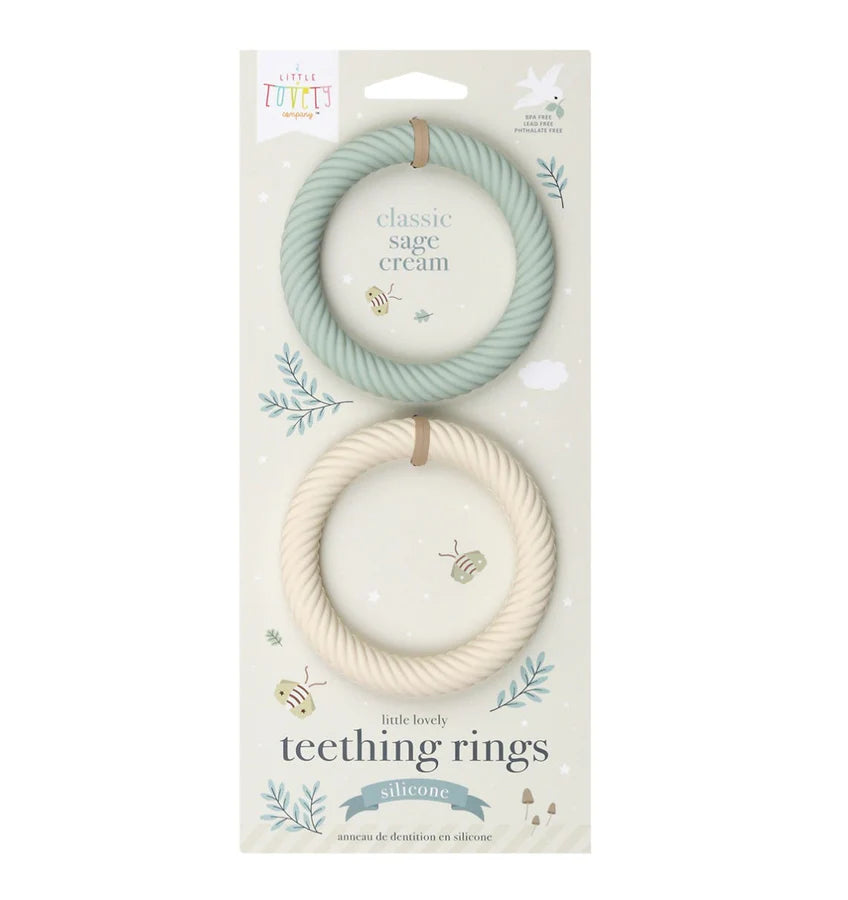 A Little lovely Company Bideringe, Classic sage cream