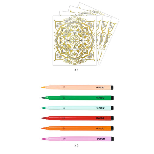 Djeco Artistic farver, Blomster