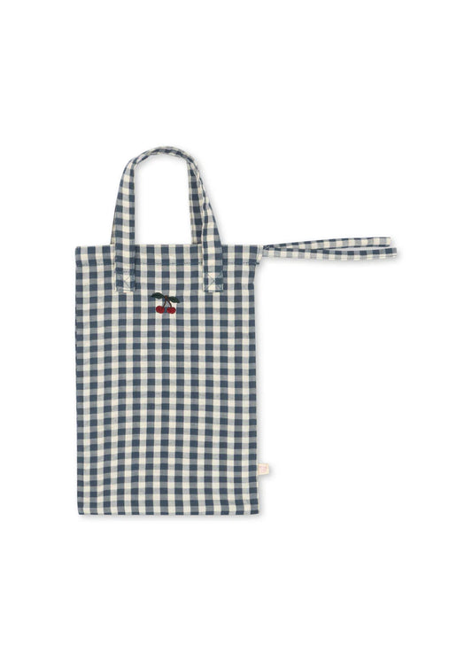 Konges Sløjd Dukke sengetøj, Blue check