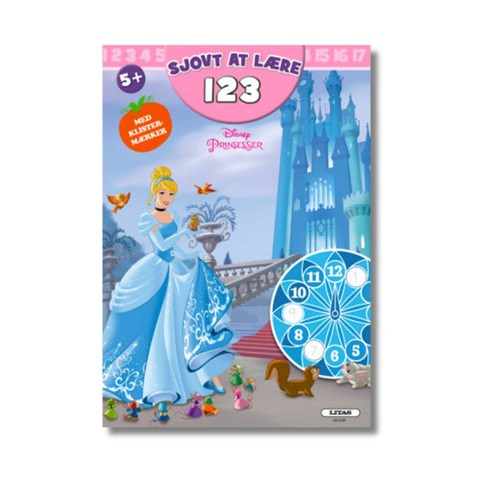 Bog Disney Prinsesser Sjovt at lære - 123