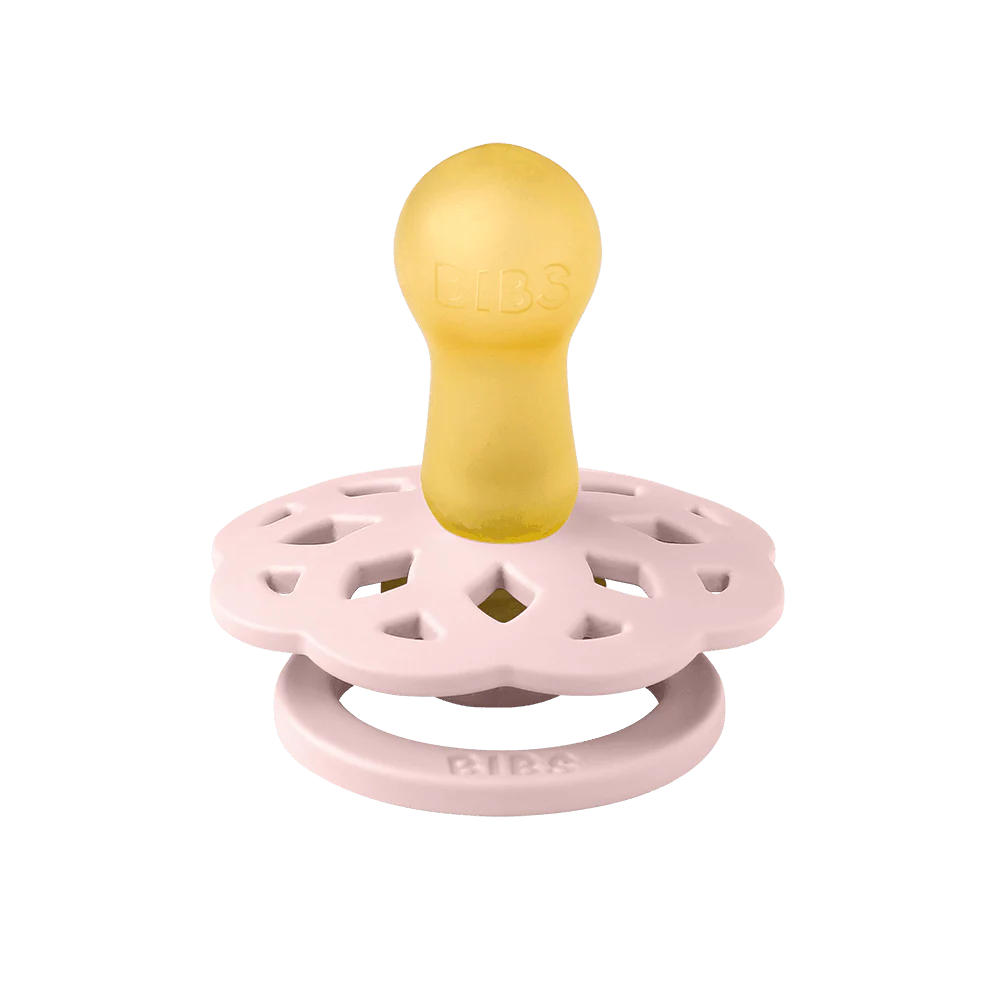 BIBS 2pk boheme sutter latex str. 1, Ivory/Blossom